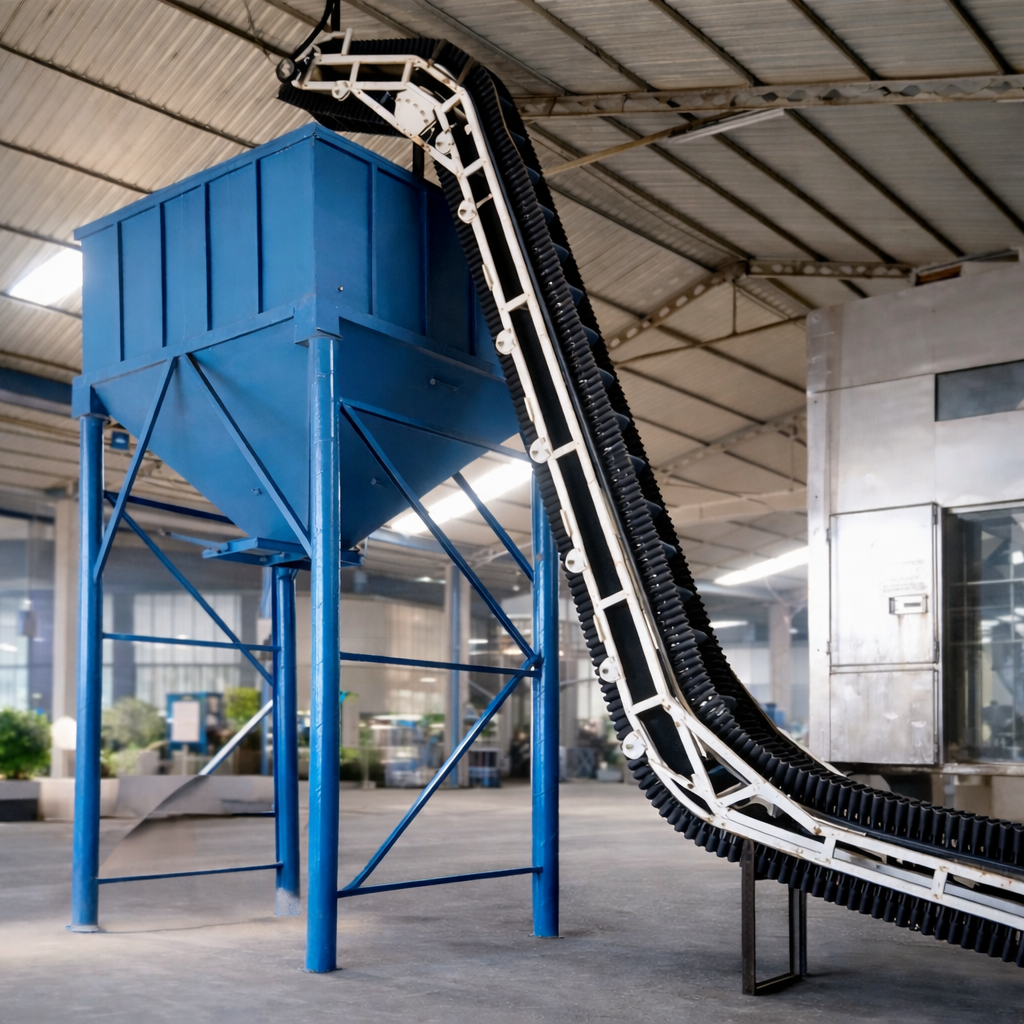 Endüstriyel Bantlı Konveyör Sistemi