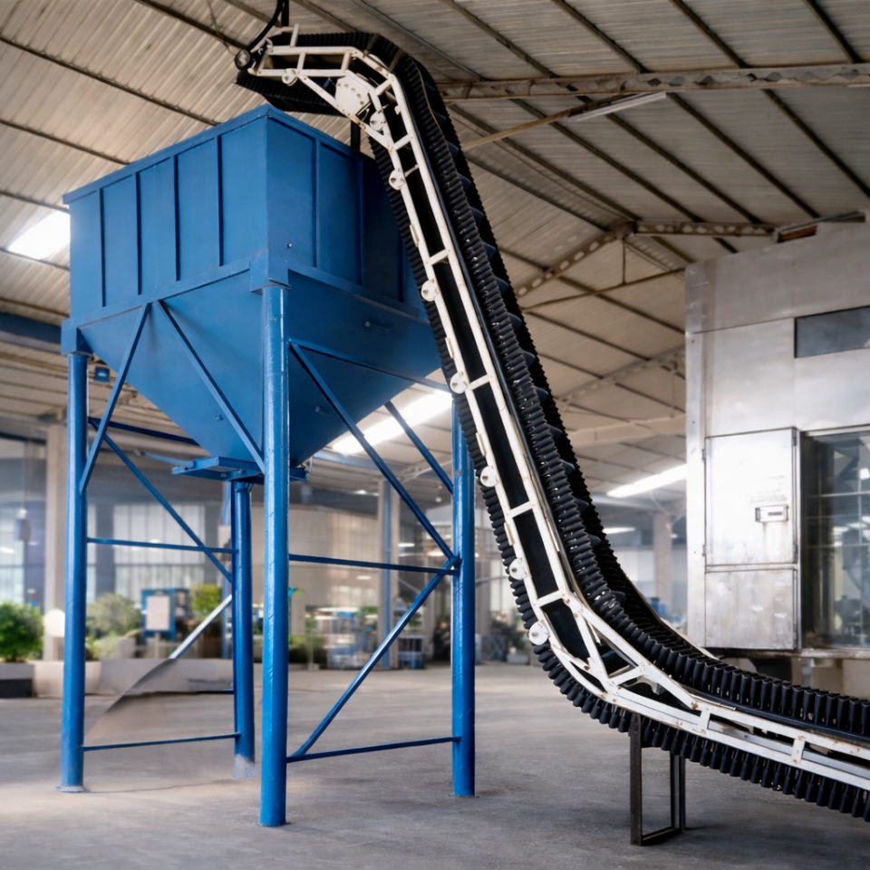 Endüstriyel Bantlı Konveyör Sistemi